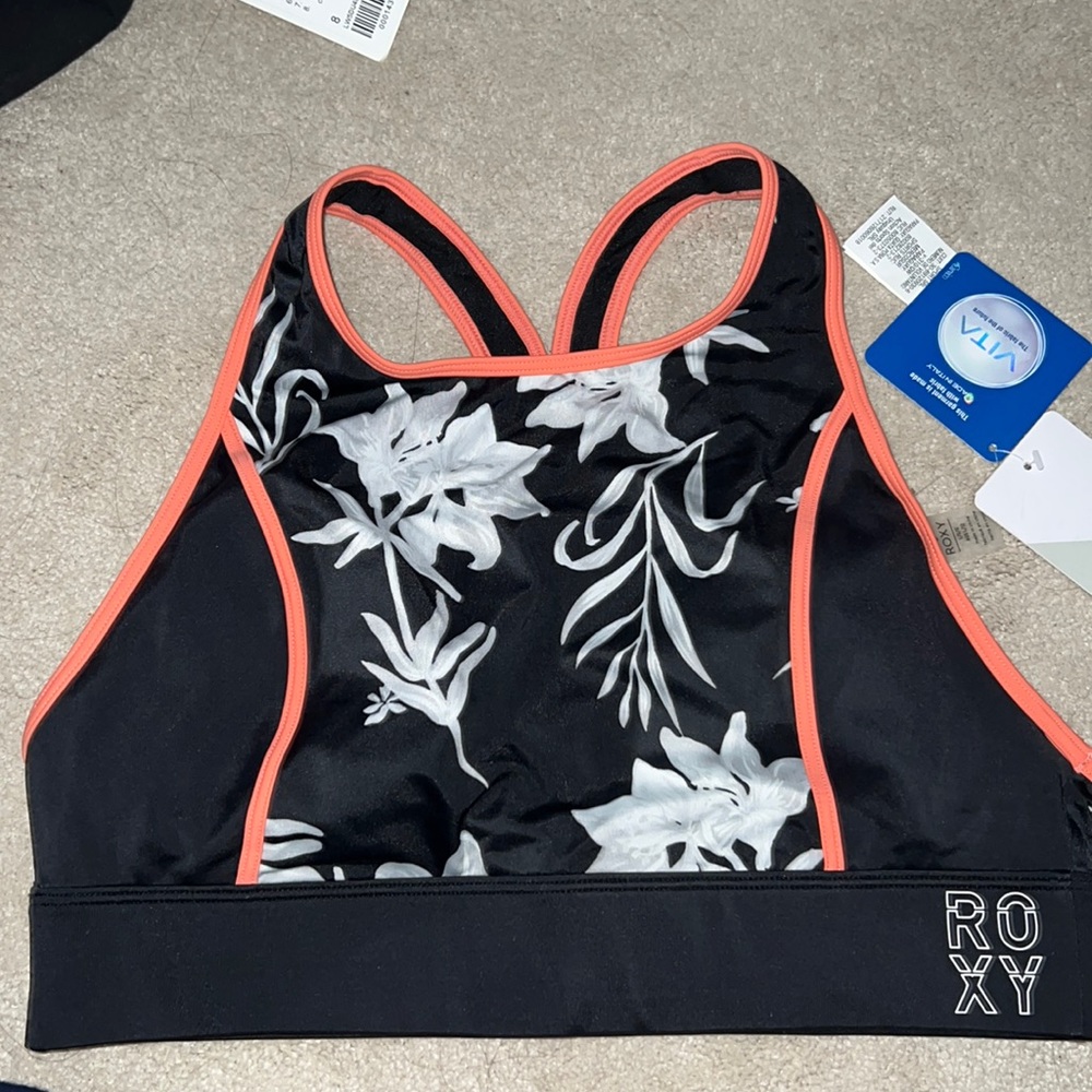 Roxy fitness bikini top
